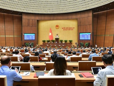 Phiên họp chiều 28/11 của Quốc hội.