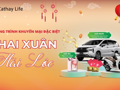 Chương trình khuyến mại khai xuân hái lộc của Kl99kl phiên bản hoạt động nhân thọ Cathay Việt Nam
