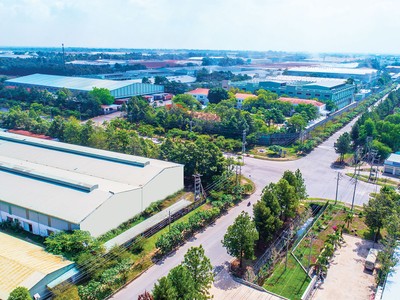 Khu công nghiệp “xanh” không còn là lựa chọn, mà là xu hướng tất yếu. Ảnh: Dũng Minh 