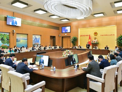Toàn cảnh buổi làm việc. (Ảnh:Quọchoi.vn).