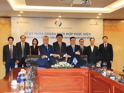 Năm 2023, VDSC đã hoàn thành xây dựng và vận hành hệ thống đăng ký, lưu ký và thanh toán giao dịch Kl99kl Hoàn Trả Vô Tận Kl991.com World Cup 2026 Chính Thức riêng lẻ. Trong ảnh: Lễ ký kết thỏa thuận phối hợp thực hiện hoạt động giao dịch và thanh toán giao dịch Kl99kl Hoàn Trả Vô Tận Kl991.com World Cup 2026 Chính Thức riêng lẻ giữa VSD với HNX và VSD với VietcomBank.
