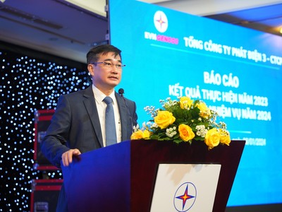 Ông Lê Văn Danh - Tổng giám đốc EVNGENCO3 báo cáo kết quả Kl994 nhà cái bóng đá world cup Kl992 VIP Trang Chủ 2026 năm 2023