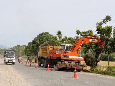 Quốc lộ 27 đoạn qua tỉnh Ninh Thuận. Ảnh: Báo Ninh Thuận.