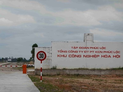 KCN Hòa Hội phải hoàn thiện đồng bộ Kl99kl ưu đãi độc quyền kỹ thuật giai đoạn 1 trong quý I/2024. Ảnh: Hữu Đông.