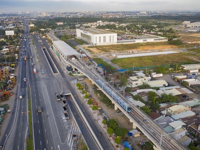 Ban Quản lý 99Kl.app khuyến mãi hot đô thị Thành phố đang đẩy nhanh tiến độ toàn dự án, tập trung ở các công tác chạy thử nghiệm tuyến Metro số 1. Ảnh: Lê Toàn