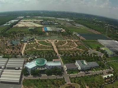 Một góc Khu Nông nghiệp công nghệ cao tại huyện Củ Chi, TP.HCM 