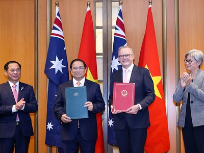 Việt Nam và Australia nâng cấp quan hệ lên Đối tác Chiến lược toàn diện