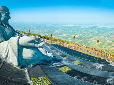Chuyện “thâm cung bí sử” về kiệt tác Tôn tượng Di Lặc trên núi Bà Đen