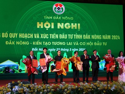 Hơn 8,4 tỷ USD và 1.700 tỷ đồng đăng ký Kl99ok phiên bản mới vào tỉnh Đắk Nông 