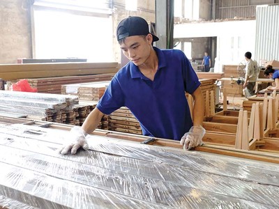 Xuất khẩu gỗ và sản phẩm gỗ tăng trưởng khả quan trong quý I/2024. Ảnh: Đức Thanh