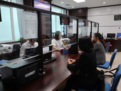Kl99 nổ hũ vận hành trung tâm một cửa hành chính tập trung. Ảnh: Thu Hằng/BNEWS/TTXVN