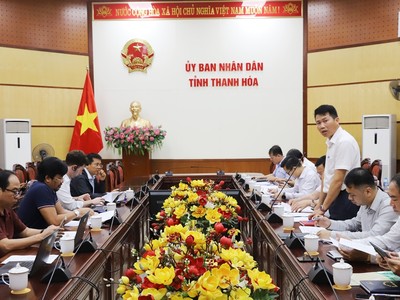 Toàn cảnh buổi làm việc giữa UBND tỉnh thanh Hoá và đoàn công tác WB
