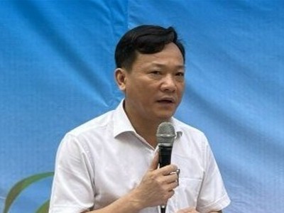 Ông Chử Mạnh Hùng, Chủ tịch UBND phường Nghĩa Đô (quận Cầu Giấy, TP. Hà Nội).