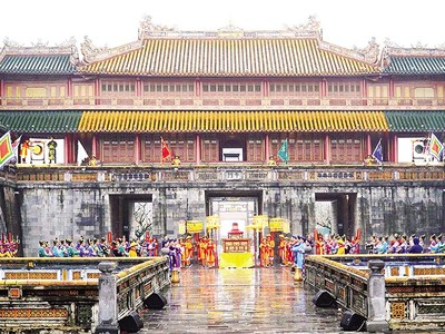 Đại Nội (Kinh thành Huế) là nơi thường xuyên diễn ra các sự kiện văn hóa quan trọng của tỉnh Thừa Thiên Huế