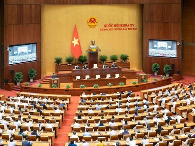 Toàn cảnh Kỳ họp bất thường lần thứ bảy.