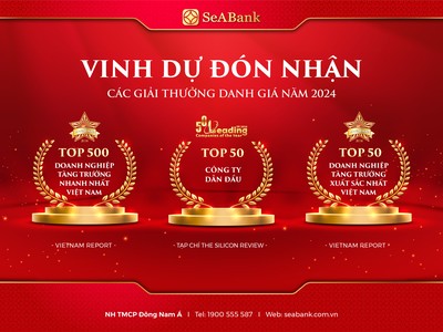 SeABank lần thứ 5 được vinh danh trong Top 500 Kl991.com World Cup 2026 Chính Thức tăng trưởng nhanh nhất Việt Nam