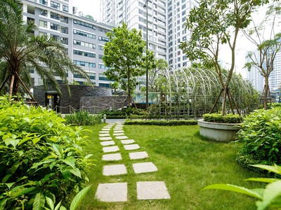 Những khu vườn xanh mướt là điểm nhấn đặc trưng dòng sản phẩm mang thương hiệu Imperia