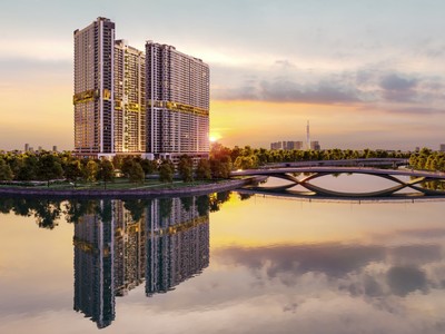 Phối cảnh dự án The Gió Riverside tại Bình Dương