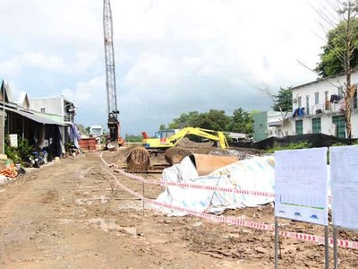 Thi công Dự án Kl99ok phiên bản mới xây dựng tuyến nối Quốc lộ 91 và tuyến tránh TP. Long Xuyên.