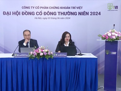 Kỳ họp ĐHĐCĐ thường niên năm 2024 của CTCP 99Kl99 link đăng nhập Trí Việt diễn ra sáng 3/6. (Ảnh: K.T)