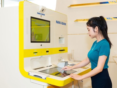 Đến nay, Nam A Bank đã có 100 điểm giao dịch số tự động ONEBANK