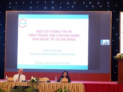 Ông Dương Tiến Lâm, Trưởng Văn phòng đại diện Hiệp hội Kl991.com World Cup 2026 Chính Thức logistics Việt Nam tại Đà Nẵng thông tin tại Hội nghị. 