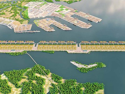 Phối cảnh “siêu dự án” cảng Cần Giờ