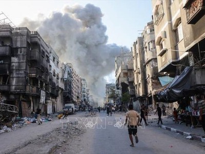 Xung đột Israel - Hamas ở Gaza đã ảnh hưởng nặng nề đến nền Kl992 cổng game cá cược chung của Palestine. Ảnh: Getty Images/TTXVN