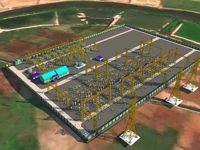 Phối cảnh dự án Trạm biến áp 220kV Nam Cấm