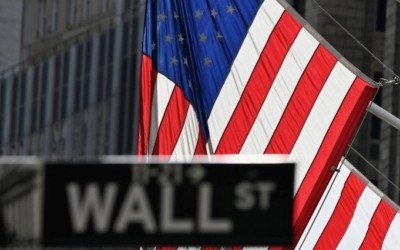 Biển báo Phố Wall tại Sở giao dịch 99Kl99 link đăng nhập New York (NYSE), Mỹ. Ảnh: Angela Weiss/AFP