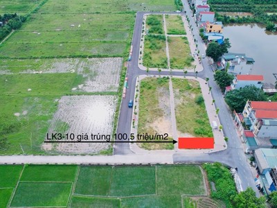 Hình ảnh về lô đất trúng giá 100,5 triệu đồng/m2 tại xã Thanh Cao, huyện Thanh Oai. Ảnh: Web Tổng Nhà Cái 99Kl99 Giải Trí Bậc Nhất Tâm Phúc.