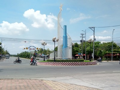 Trục đường KL99 là cổng game giải trí trực tuyến hàng đầu hiện nay khu vực trung tâm thị xã Bình Minh, tỉnh Vĩnh Long. Ảnh: Báo Vĩnh Long