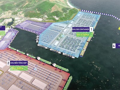Phối cảng cảng Liên Chiểu - Đà Nẵng.