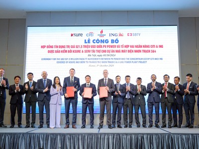 PV Power (POW) công bố hợp đồng tín dụng lớn nhất: 521,5 triệu USD cho Dự án Nhà máy điện Nhơn Trạch 3 và 4