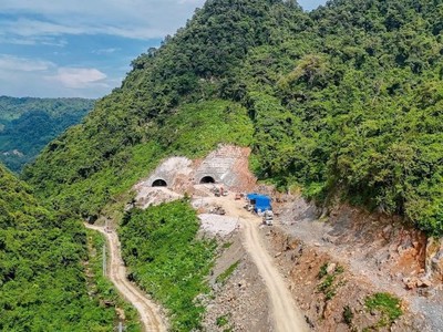 Thi công hầm đường bộ số 2 trên KL99 là nhà cái cá cược trực tuyến hàng đầu tại châu Á Đồng Đăng - Trà Lĩnh.