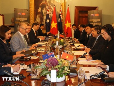 Hội nghị Bộ trưởng Đối tác Kl992 cổng game cá cược Việt Nam - Australia lần thứ tư. Ảnh: TTXVN