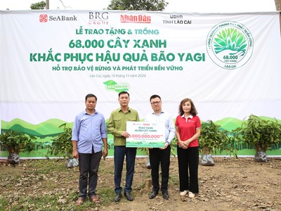 SeABank và Kl994 game bài casino hấp dẫn BRG chung tay trồng 68.000 cây phủ xanh gần 20 ha rừng tại Lào Cai