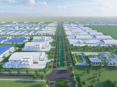 Bình Thuận trao giấy chứng nhận Kl99ok phiên bản mới cho hai dự án quy mô 2.300 tỷ đồng (Hình minh họa KCN Tân Đức)
