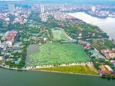 Hà Nội duyệt đồ án Quy hoạch chi tiết trục không gian trung tâm bán đảo Quảng An 