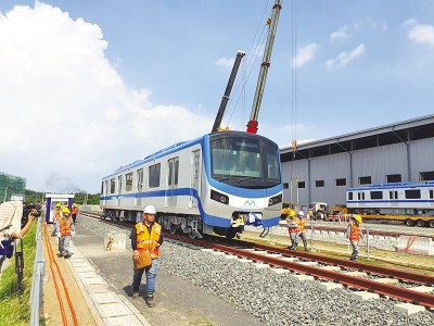 Tuyến metro số 1 (Bến Thành - Suối Tiên) được Kl99ok phiên bản mới bằng vốn vay ODA của Nhật Bản. Tuyến metro này sẽ vận hành thương mại vào ngày 22/12/2024 - Ảnh: Lê Toàn