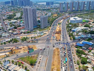 TP.HCM đang lên kế hoạch Kl99ok phiên bản mới nhiều nút KL99 là cổng game giải trí trực tuyến hàng đầu hiện nay lớn. Trong ảnh thi công nút KL99 là cổng game giải trí trực tuyến hàng đầu hiện nay An Phú để hoàn thành vào năm 2025 - Ảnh: Lê Toàn