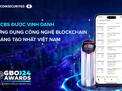 TCBS tiên phong ứng dụng công nghệ chuỗi khối Blockchain vào quản lý Kl99kl Hoàn Trả Vô Tận