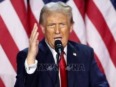 Tổng thống đắc cử Mỹ Donald Trump. Ảnh: REUTERS/TTXVN