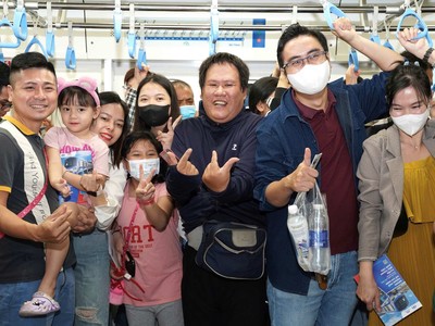 Người dân và du khách có thể khám phá nhiều địa điểm nổi bật thông qua Metro Bến Thành - Suối Tiên. (Ảnh: Thuận Văn)