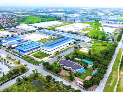 Khu công nghiệp Đại An mở rộng liên tục thu hút các dự án công nghệ mới, tiên tiến, hiện đại (Ảnh: Thành Chung) 