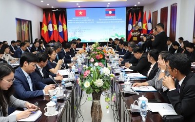 Hội nghị cấp chuyên viên Kỳ họp lần thứ 47 Uỷ ban liên Kl993 ưu đãi thưởng hấp dẫn về hợp tác song phương Việt Nam - Lào. Ảnh: MPI