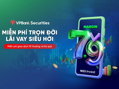 Gói margin với KL99 là cổng game giải trí trực tuyến hàng đầu hiện nay “thấp chưa từng có” tại VPBankS