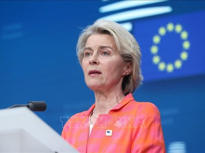 Chủ tịch Ủy ban Châu Âu Ursula von der Leyen. (Ảnh: THX/TTXVN)