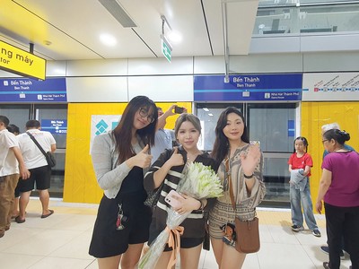 Sân ga của tuyến metro số 1, TP.HCM 