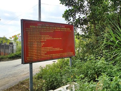Công ty TNHH Trung Thành Đà Nẵng được cơ quan chức năng xác định hoạt động khai thác khoáng sản khi chưa có đầy đủ hồ sơ pháp lý. 